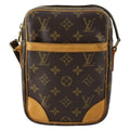 Louis Vuitton Danube Handbag Monogram Canvas Brown Canvas Shoulder Bag Bag (Pre-Owned)