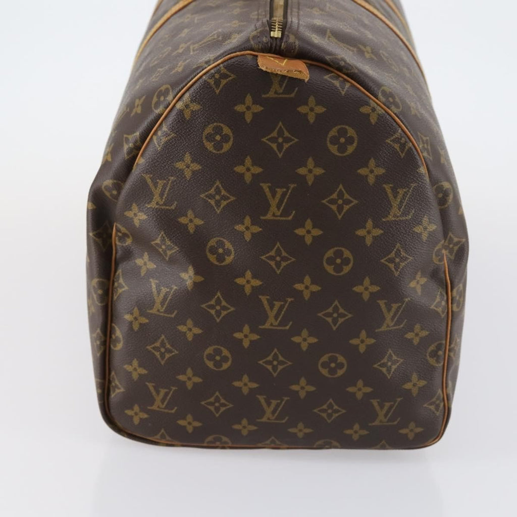 Louis Vuitton Keepall Bag Monogram Canvas Brown Canvas Travel Bag Bag (Pre-Owned)
