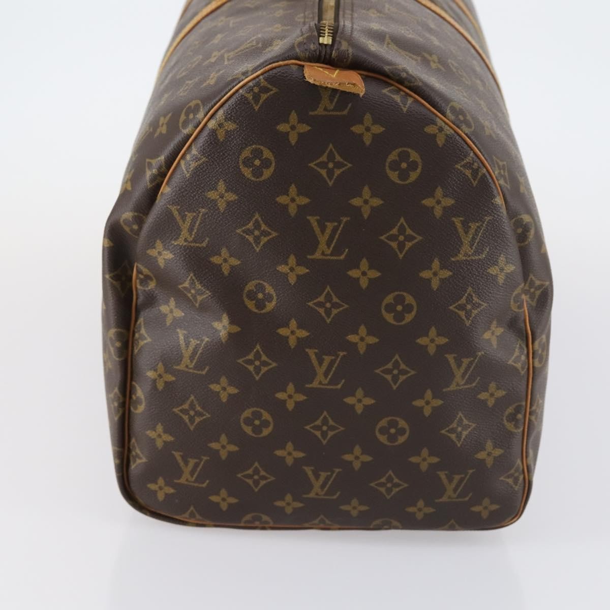 Louis Vuitton Keepall Bag Monogram Canvas Brown Canvas Travel Bag Bag (Pre-Owned)