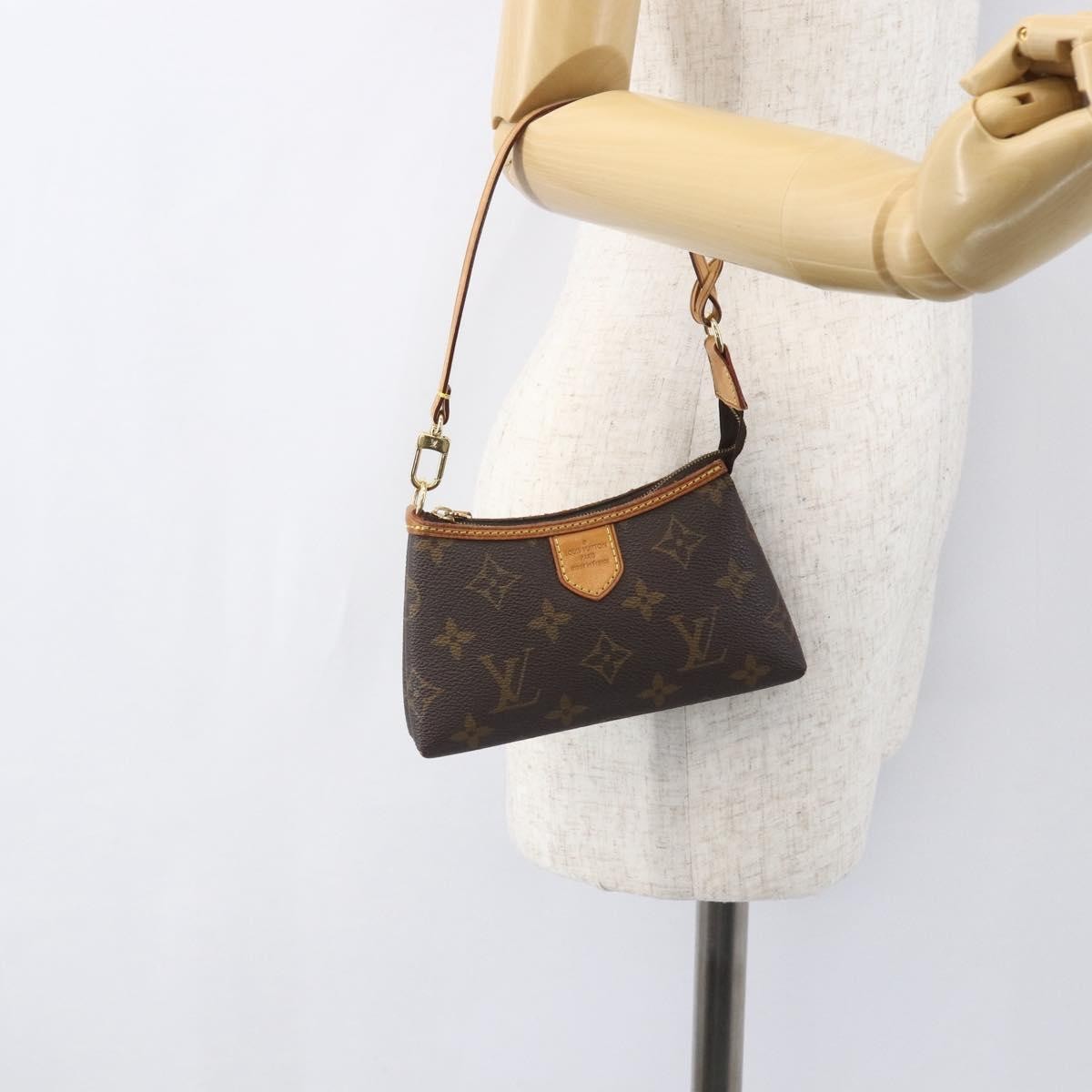 Louis Vuitton Delightful Pochette Monogram Canvas Brown Canvas Clutche & Pouche Bag (Pre-Owned)