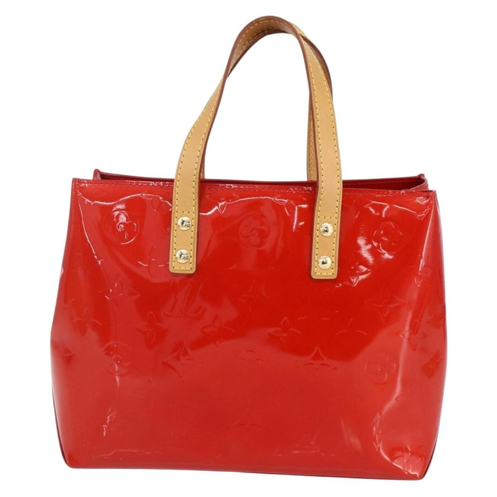 Louis Vuitton Reade Handbag Monogram Vernis Red Patent_Leather Handbag (Pre-Owned)