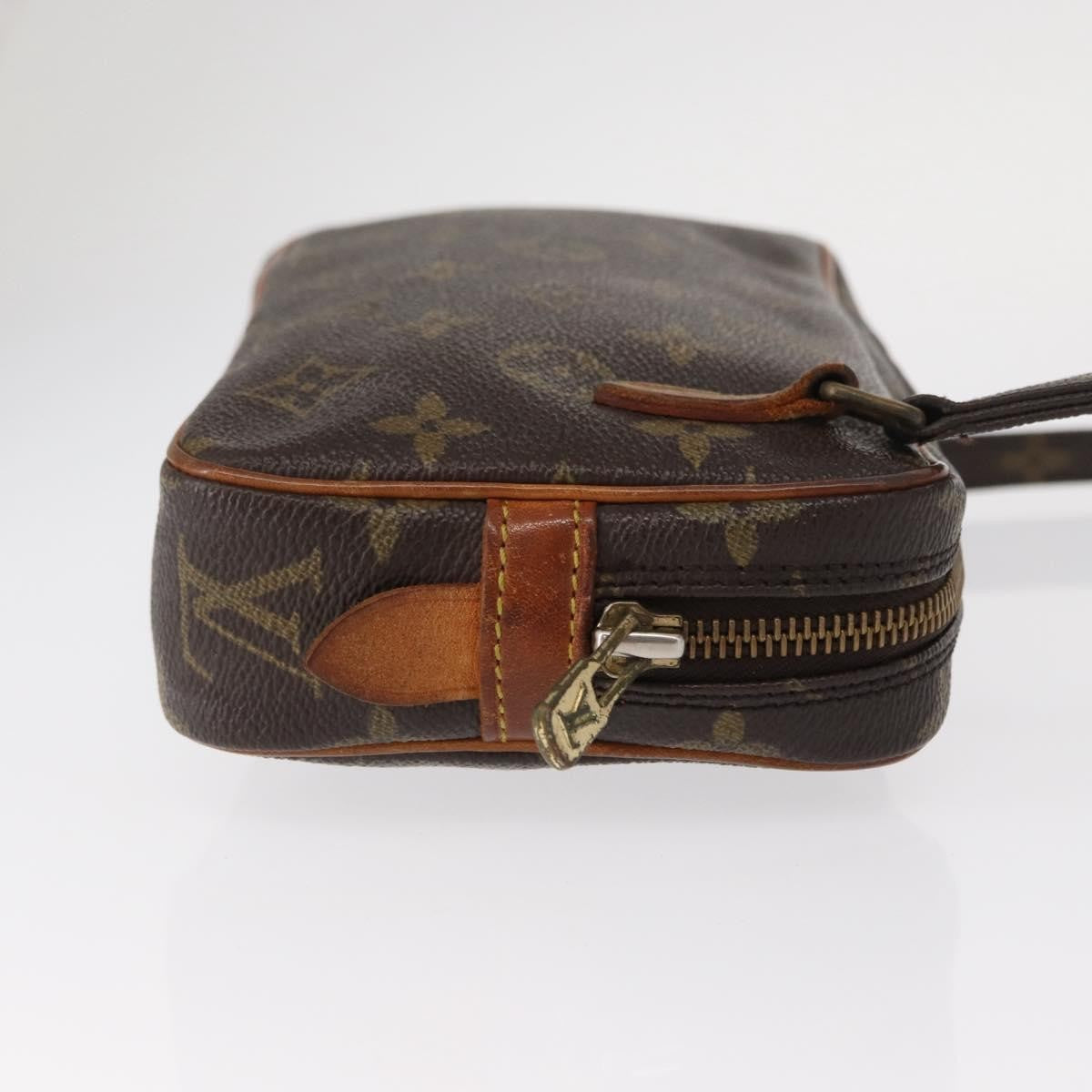 Louis Vuitton Pochette Marly Bandouliere Bag Monogram Canvas Brown Canvas Shoulder Bag Bag (Pre-Owned)