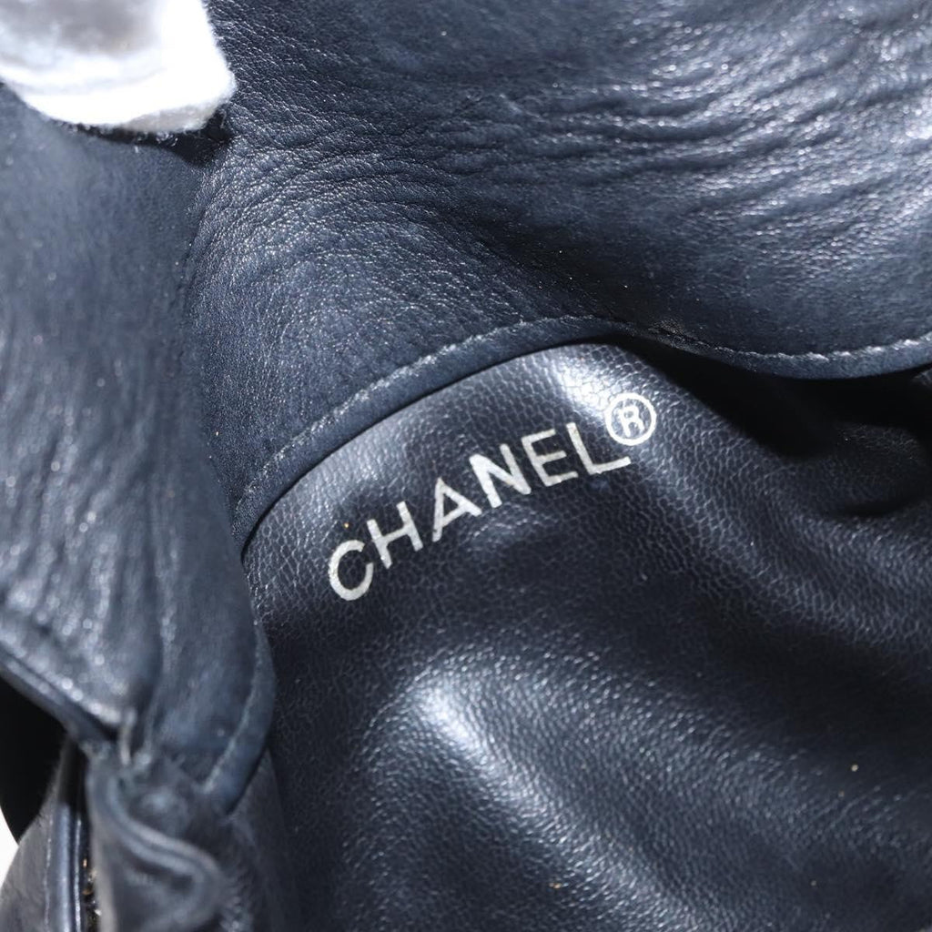 Chanel Chain Envelope Belt Bag Quilted Calfskin Black Leather Clutche & Pouche Bag (Pre-Owned)