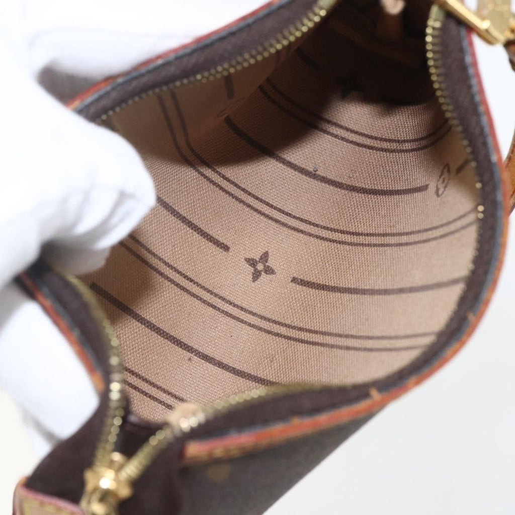Louis Vuitton Delightful Pochette Monogram Canvas Brown Canvas Clutche & Pouche Bag (Pre-Owned)