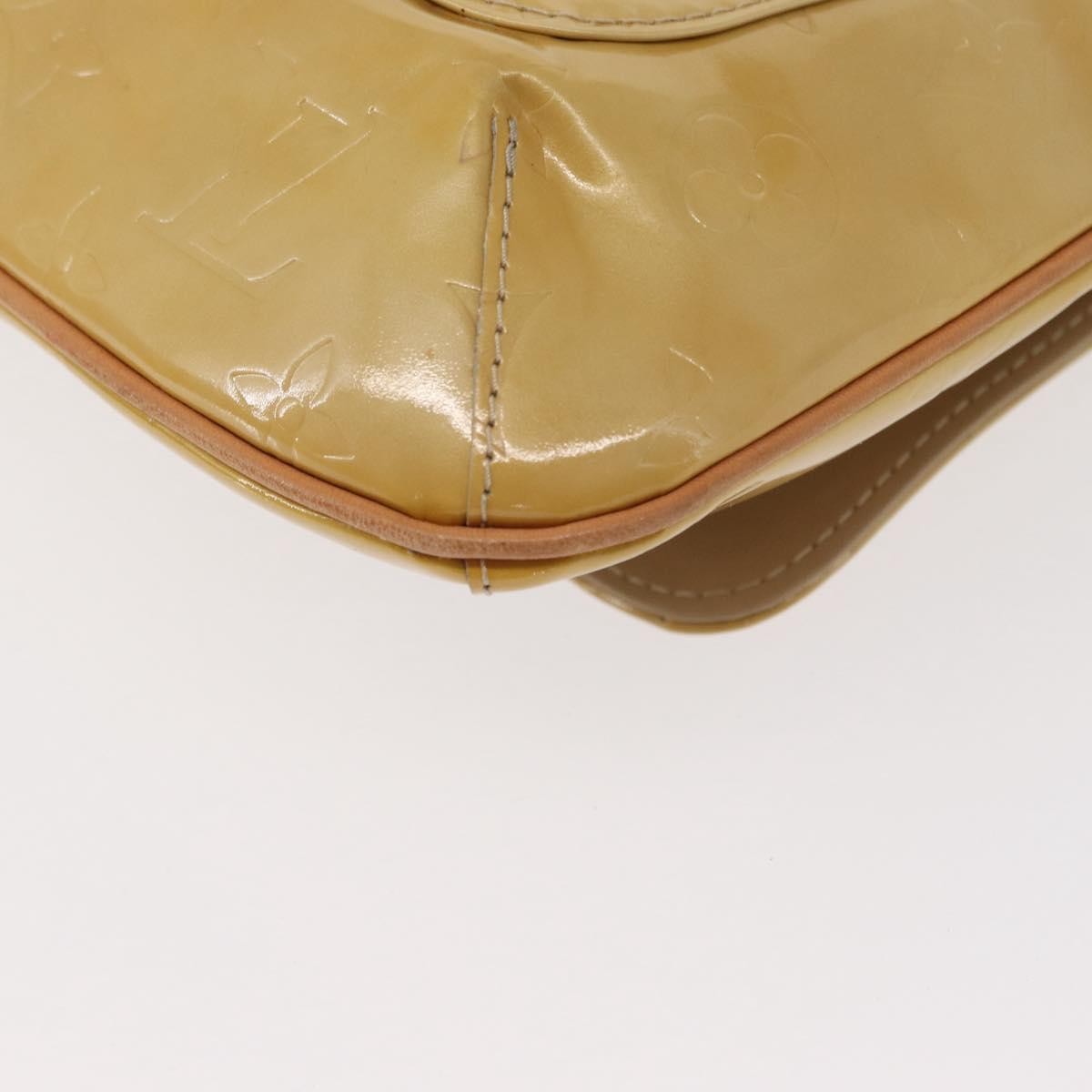 Louis Vuitton Thompson Street Handbag Monogram Vernis Beige Patent_Leather Shoulder Bag Bag (Pre-Owned)