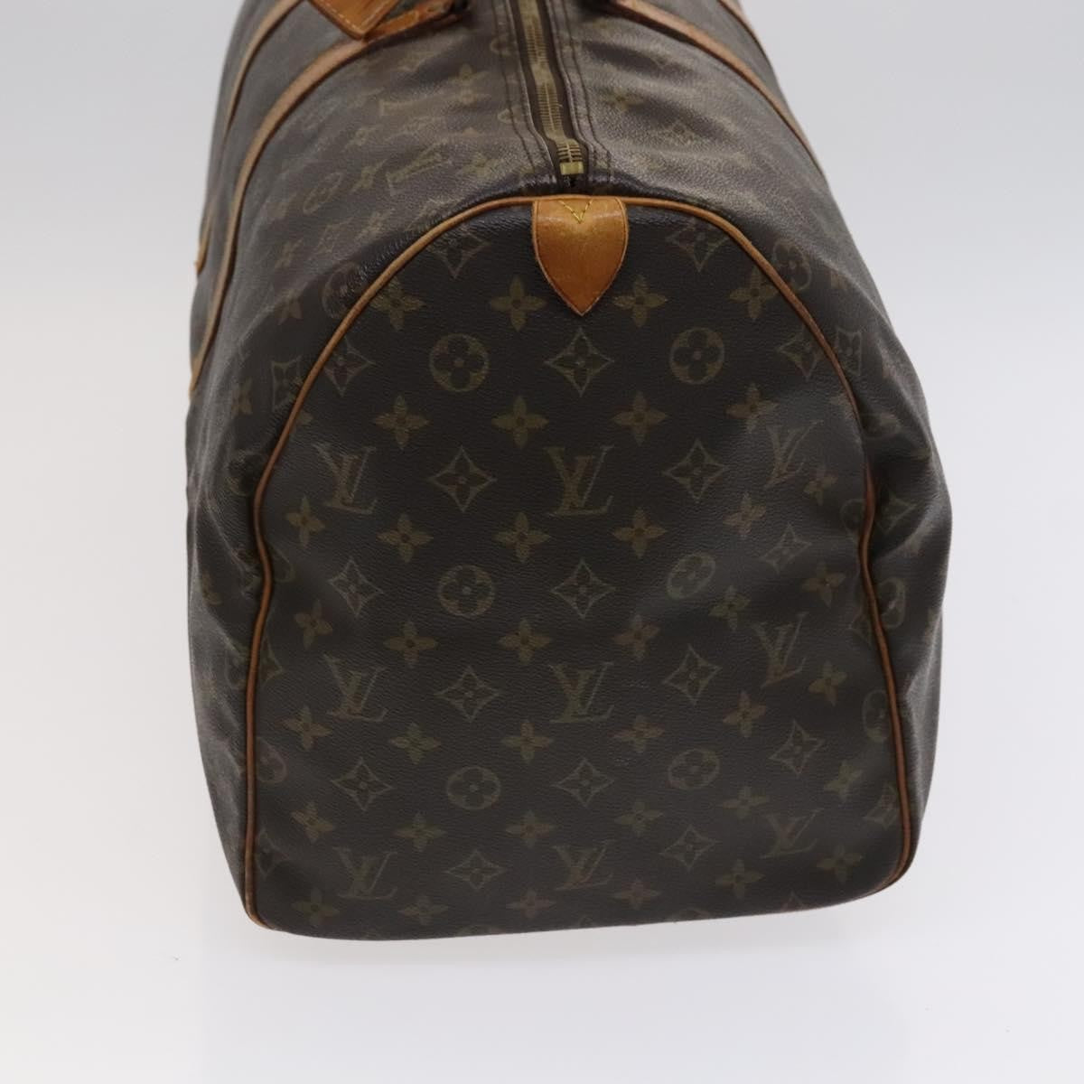 Louis Vuitton Keepall Bag Monogram Canvas Brown Canvas Travel Bag Bag (Pre-Owned)