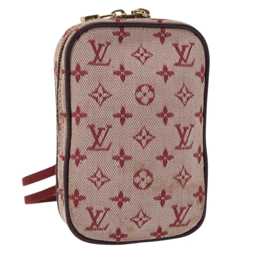 Louis Vuitton Camera Bag Mini Lin Red Canvas Clutche & Pouche Bag (Pre-Owned)