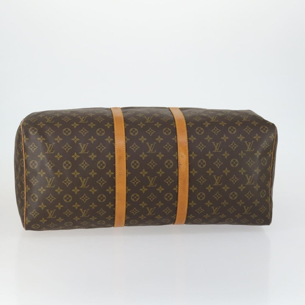 Louis Vuitton Keepall Bag Monogram Canvas Brown Canvas Travel Bag Bag (Pre-Owned)