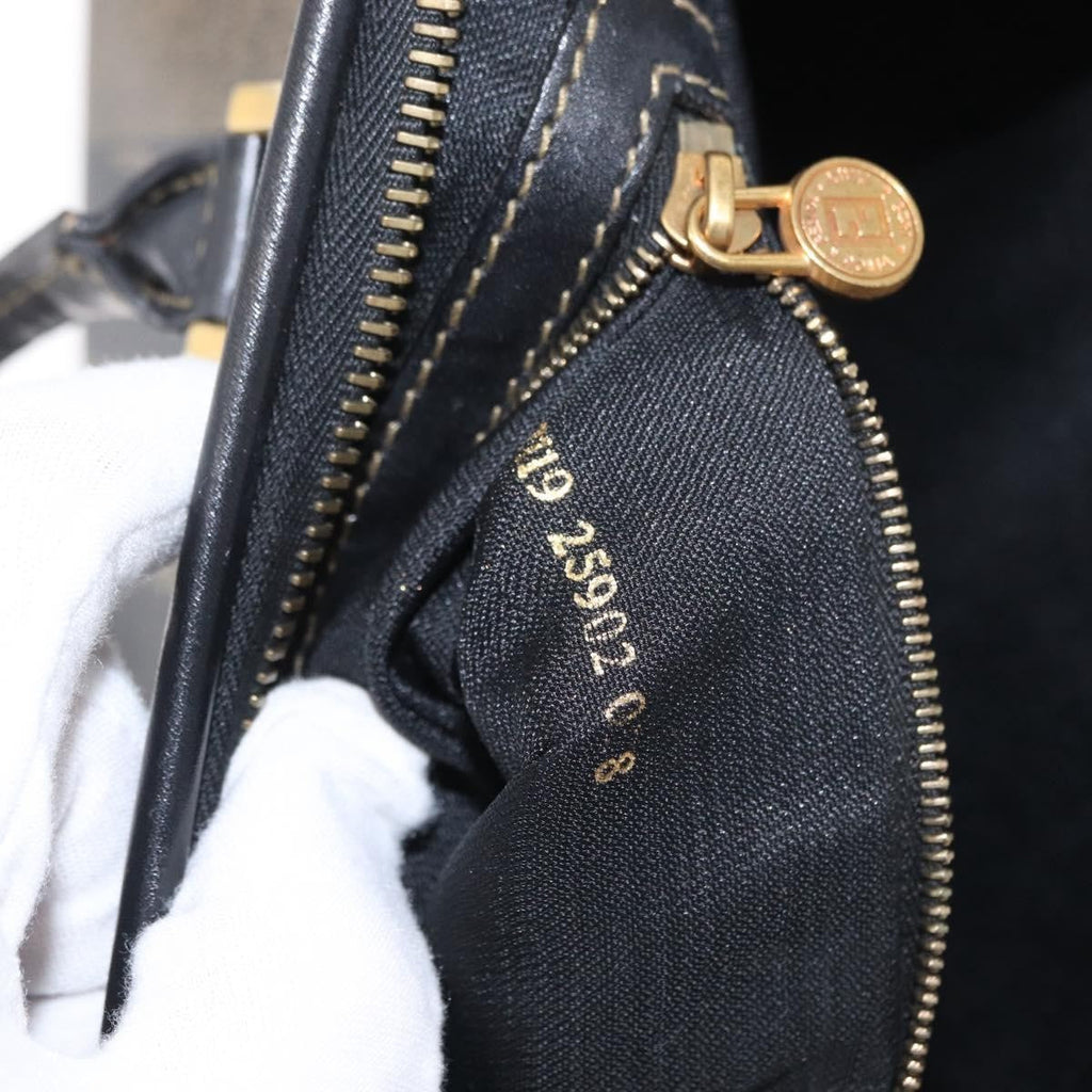 Fendi Vintage Pequin Convertible Boston Bag Coated Canvas Brown Canvas Travel Bag Bag (Pre-Owned)