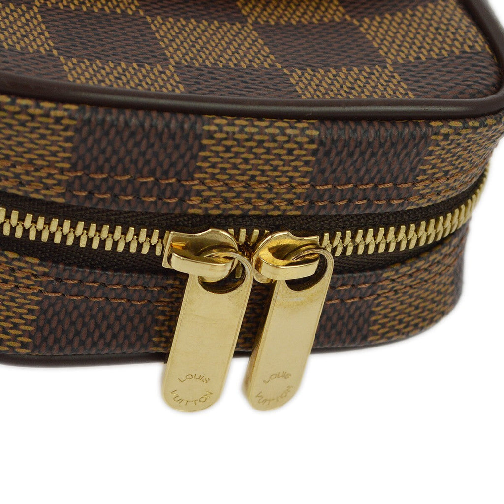 Louis Vuitton Etui Okapi Camera Case Damier Brown Canvas Clutche & Pouche Bag (Pre-Owned)