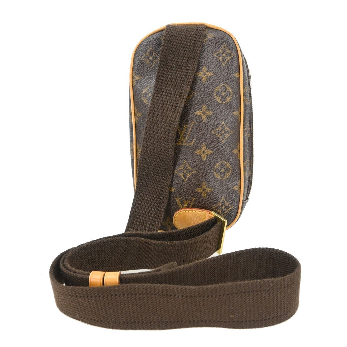 Louis Vuitton Pochette Gange Monogram Canvas Brown Canvas Clutche & Pouche Bag (Pre-Owned)
