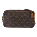 Louis Vuitton Pochette Marly Bandouliere Bag Monogram Canvas Brown Canvas Shoulder Bag Bag (Pre-Owned)