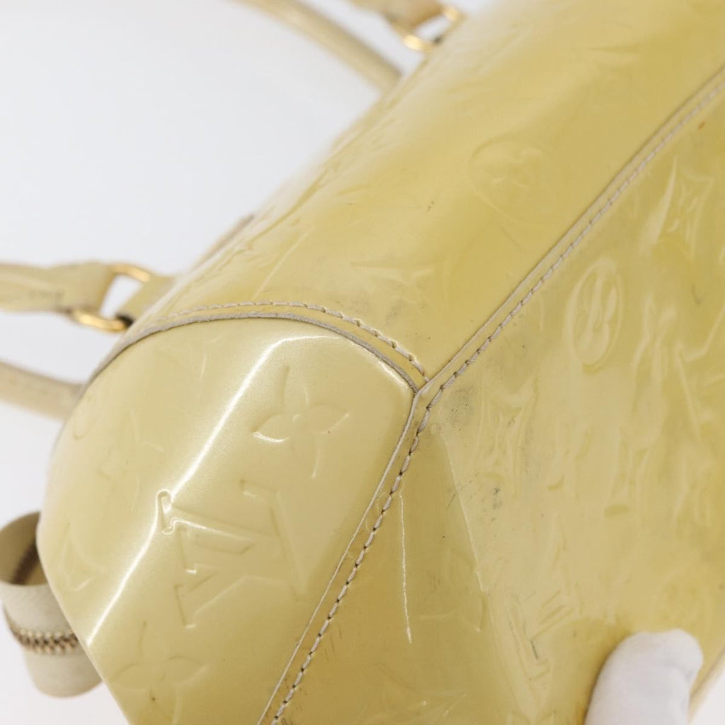 Louis Vuitton Sherwood Handbag Monogram Vernis Yellow Patent_Leather Handbag (Pre-Owned)