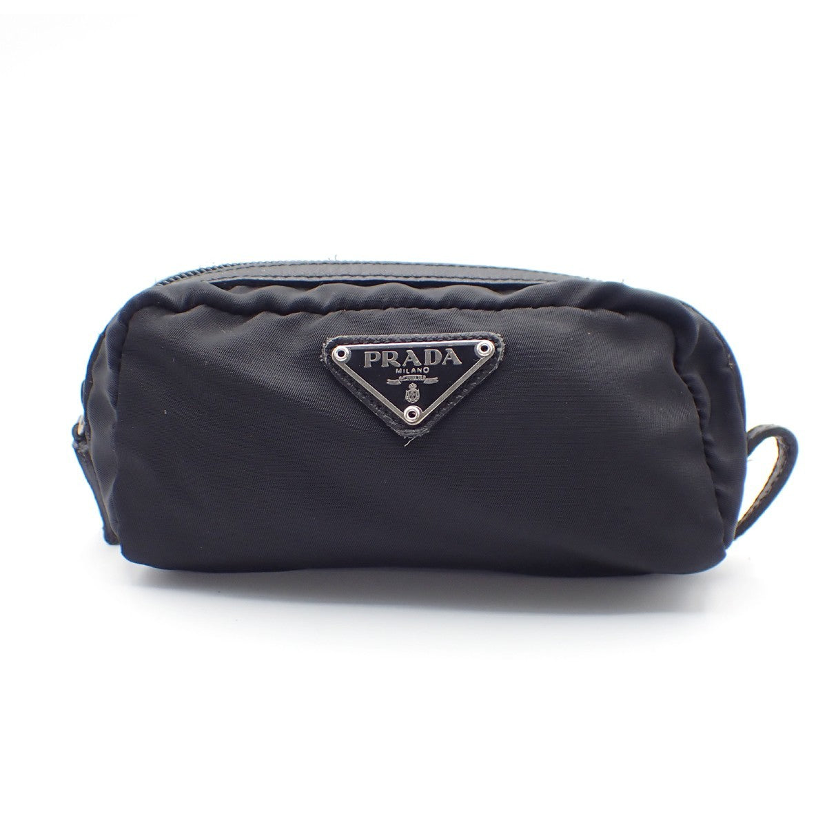 Prada Padded Zip Belt Bag Tessuto Black Nylon Clutche & Pouche Bag (Pre-Owned)