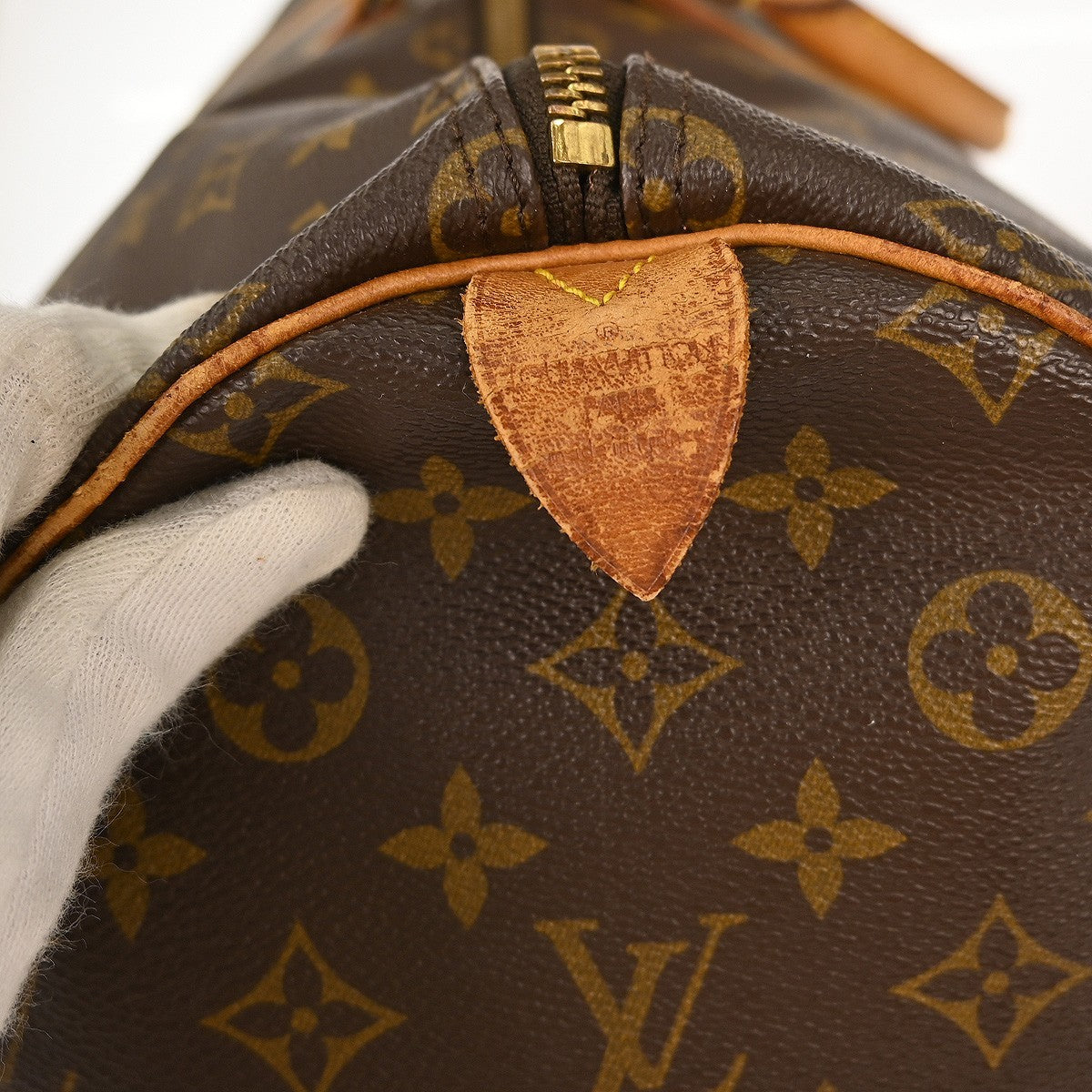 Louis Vuitton Keepall Bag Monogram Canvas Brown Canvas Travel Bag Bag (Pre-Owned)