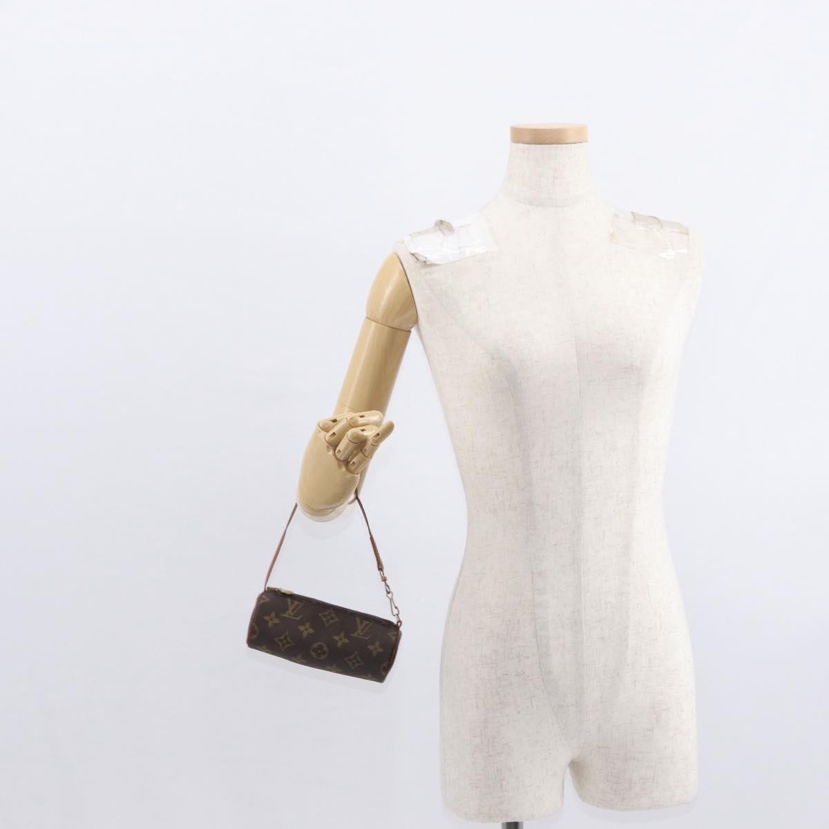 Louis Vuitton Papillon Pochette Monogram Canvas Brown Canvas Clutche & Pouche Bag (Pre-Owned)