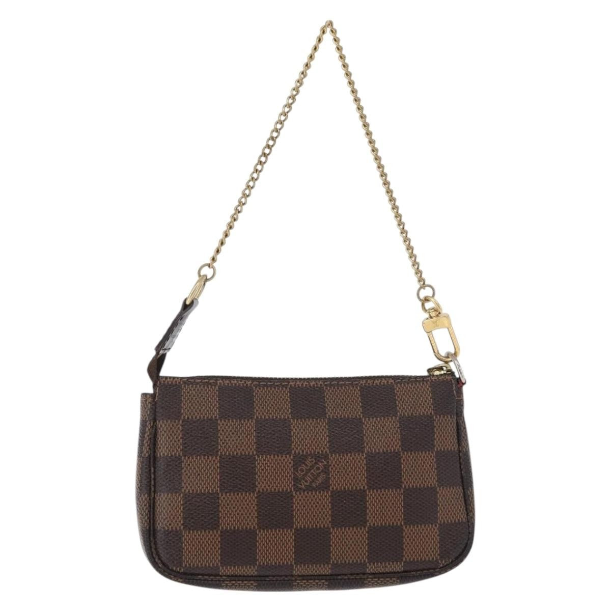 Louis Vuitton Pochette Accessoires Limited Edition Damier Brown Canvas Clutche & Pouche Bag (Pre-Owned)