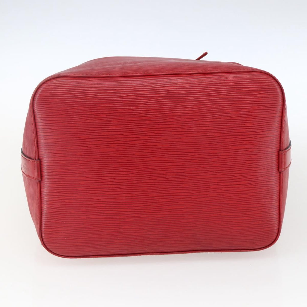 Louis Vuitton Petit Noe Handbag Epi Leather Red Leather Shoulder Bag Bag (Pre-Owned)