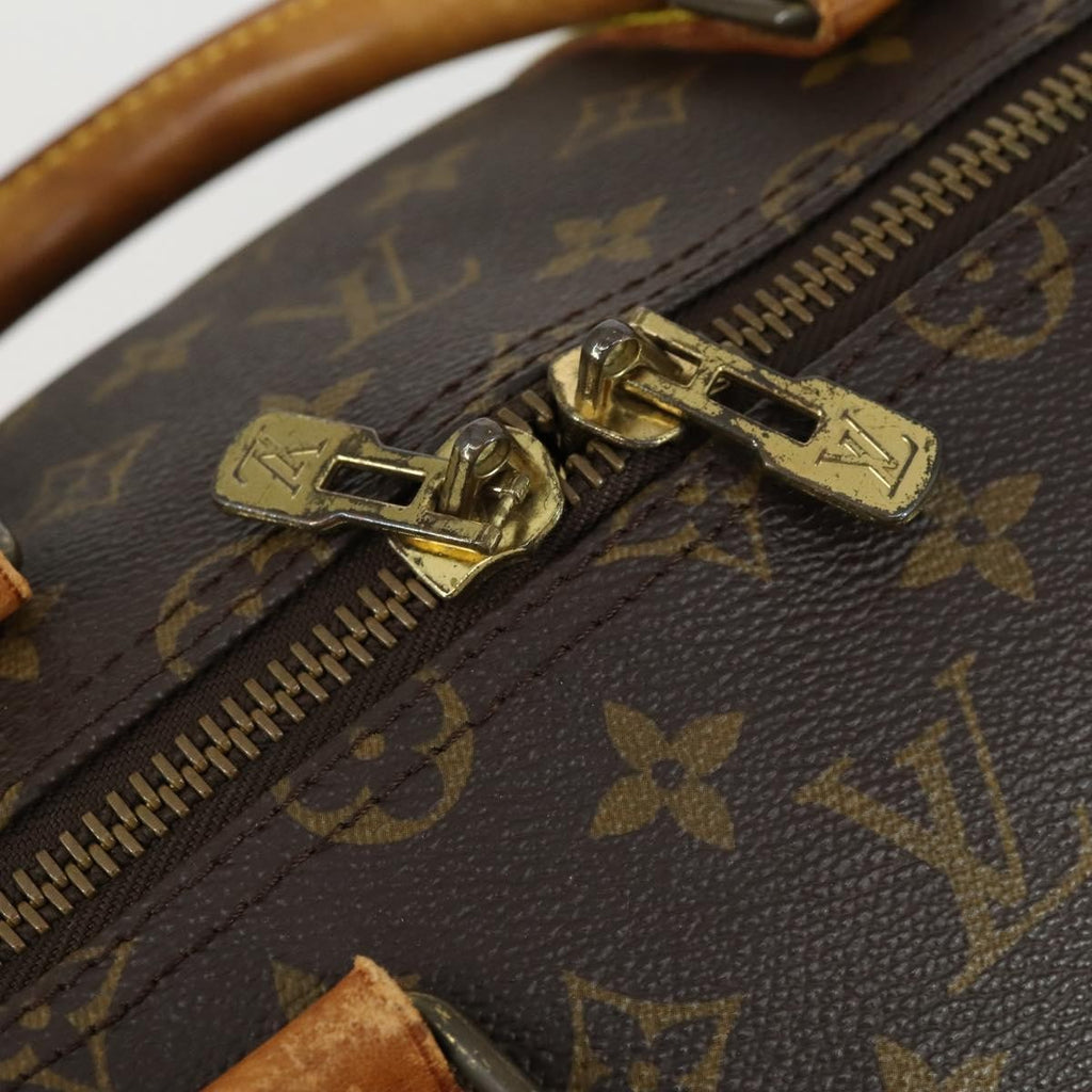 Louis Vuitton Keepall Bag Monogram Canvas Brown Canvas Travel Bag Bag (Pre-Owned)