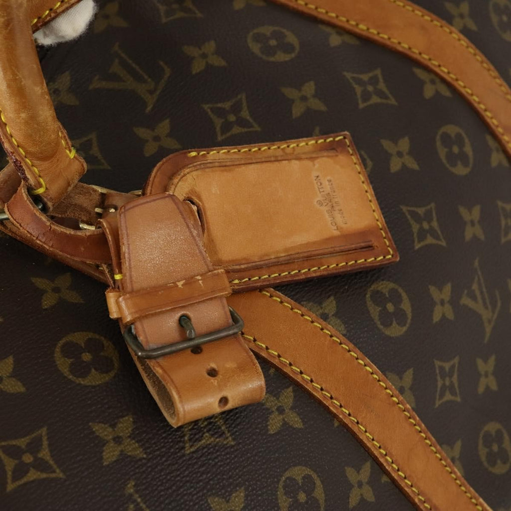 Louis Vuitton Keepall Bandouliere Bag Monogram Canvas Brown Canvas Travel Bag Bag (Pre-Owned)
