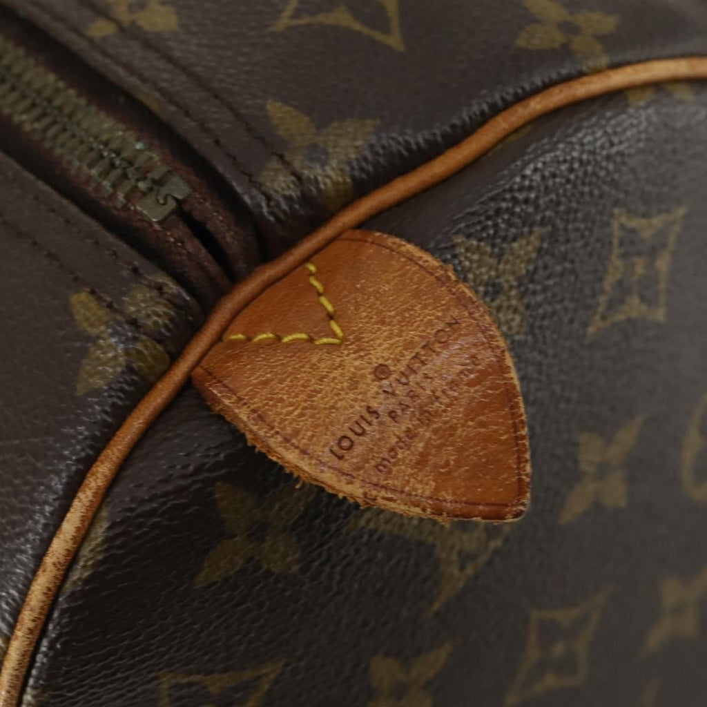 Louis Vuitton Keepall Bag Monogram Canvas Brown Canvas Travel Bag Bag (Pre-Owned)