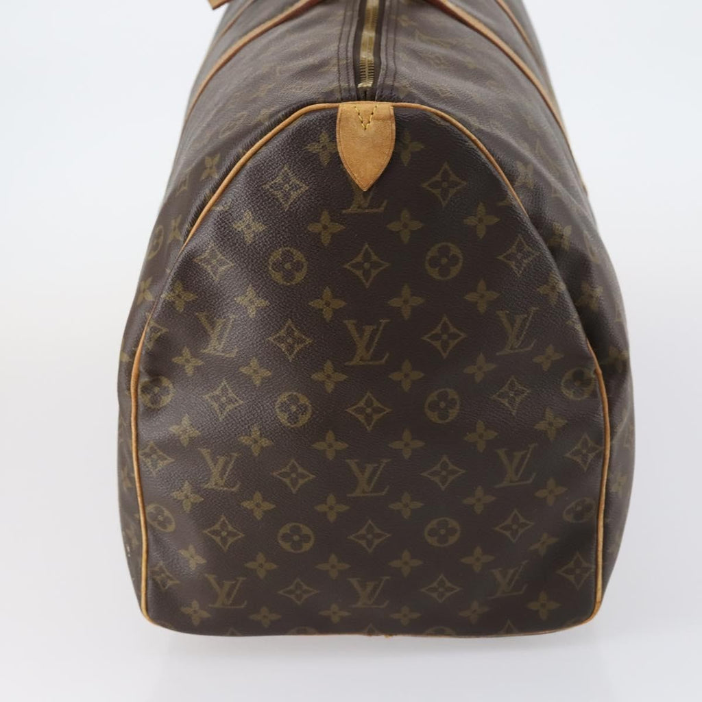 Louis Vuitton Keepall Bag Monogram Canvas Brown Canvas Travel Bag Bag (Pre-Owned)