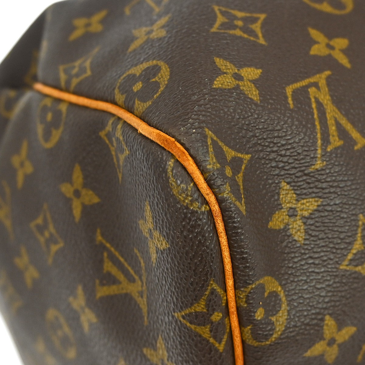 Louis Vuitton Keepall Bag Monogram Canvas Brown Canvas Travel Bag Bag (Pre-Owned)
