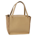 Burberry Vintage Handbag Leather Beige Leather Handbag (Pre-Owned)