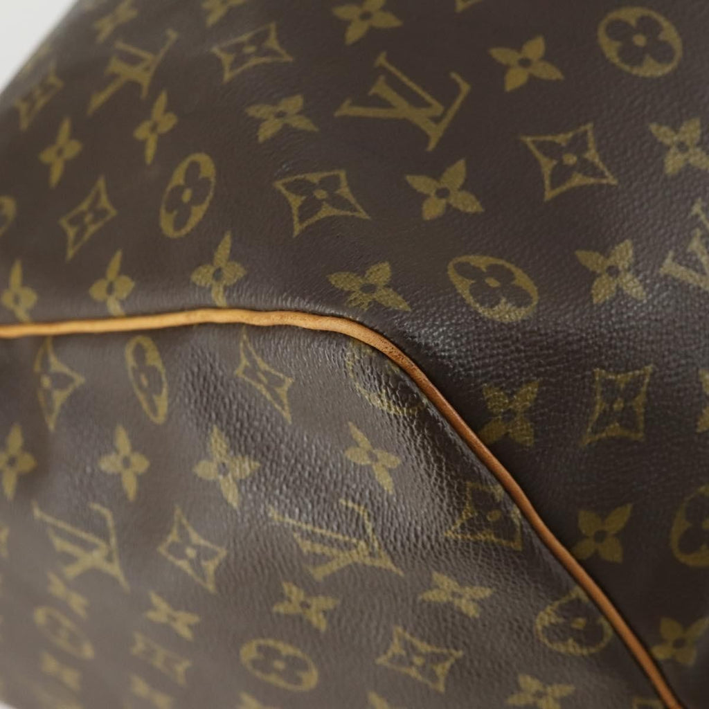 Louis Vuitton Keepall Bag Monogram Canvas Brown Canvas Travel Bag Bag (Pre-Owned)