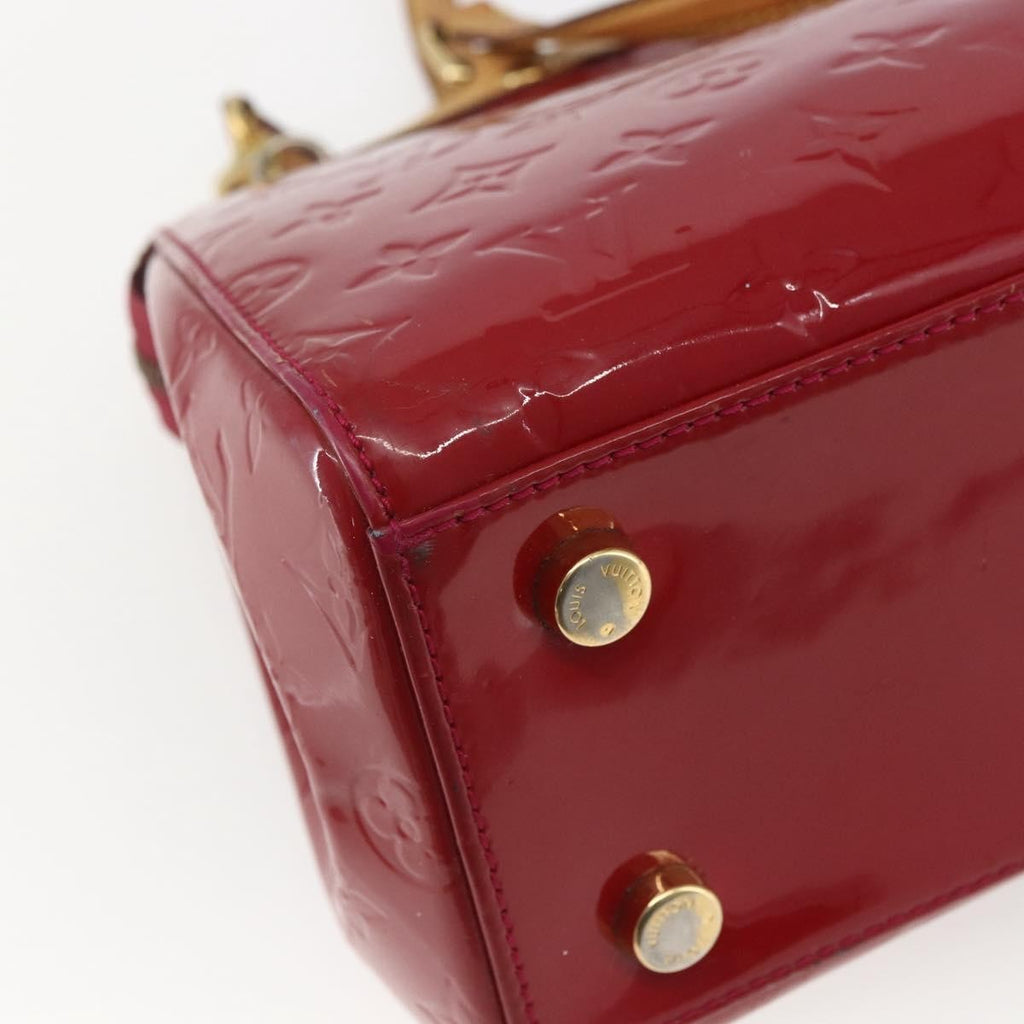 Louis Vuitton Brea Handbag Monogram Vernis Red Patent_Leather Handbag (Pre-Owned)