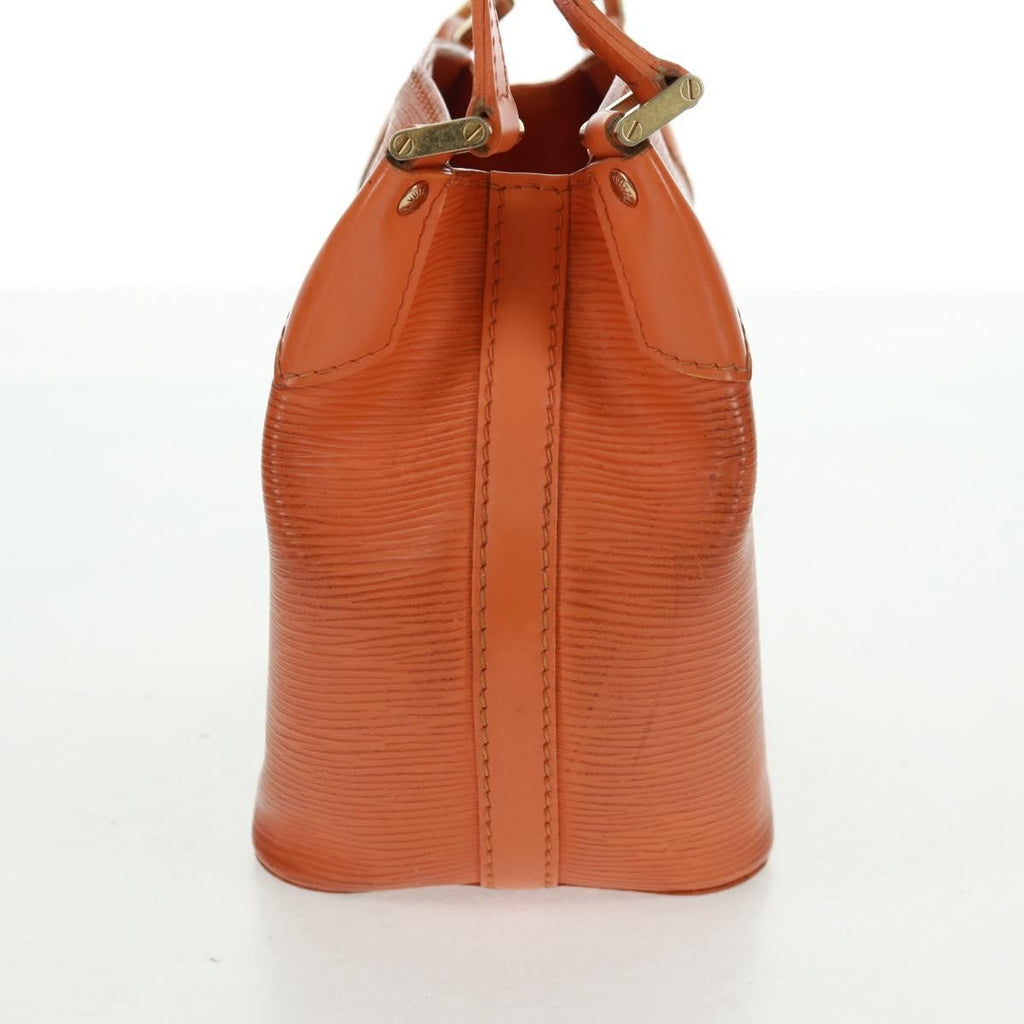 Louis Vuitton Mandara Handbag Epi Leather Orange Leather Shoulder Bag Bag (Pre-Owned)