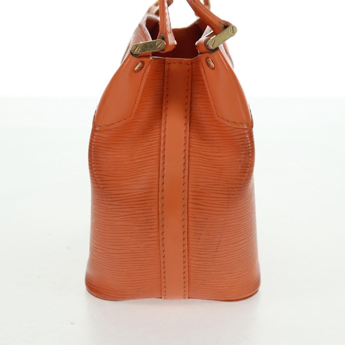 Louis Vuitton Mandara Handbag Epi Leather Orange Leather Shoulder Bag Bag (Pre-Owned)