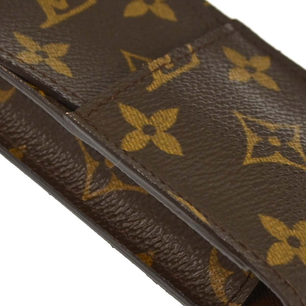 Louis Vuitton Etui Cigarette Case Monogram Canvas Brown Canvas Wallets Accessory (Pre-Owned)