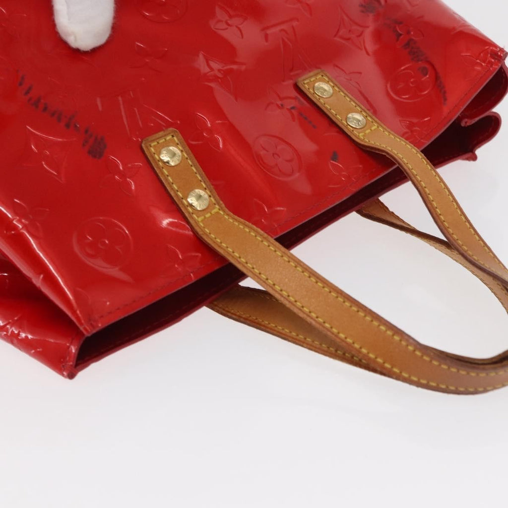 Louis Vuitton Reade Handbag Monogram Vernis Red Patent_Leather Handbag (Pre-Owned)