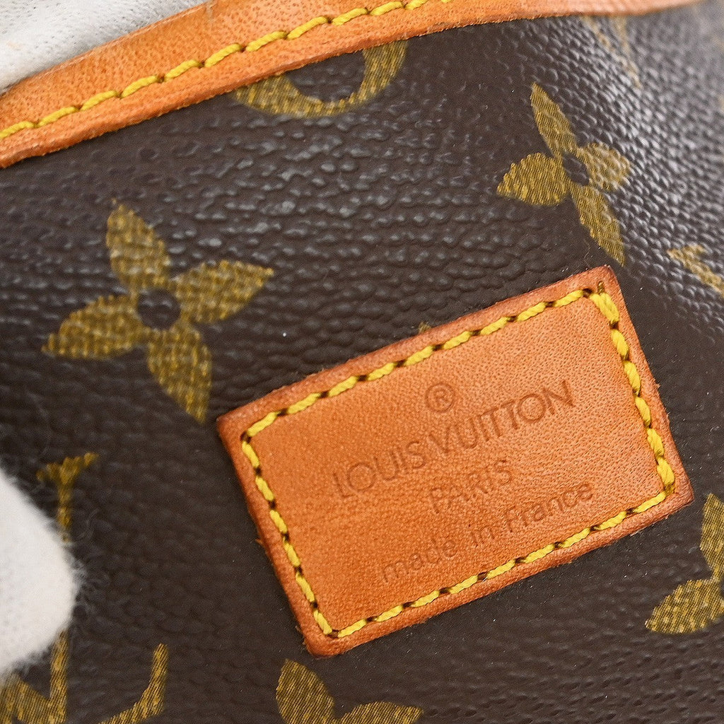 Louis Vuitton Saumur Handbag Monogram Canvas Brown Canvas Shoulder Bag Bag (Pre-Owned)