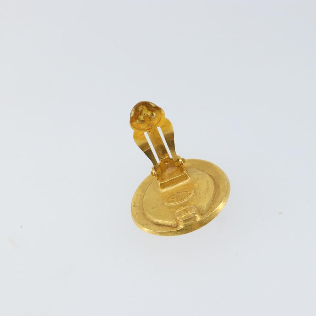 Chanel Vintage Earring Metal Gold Metal Earrings Jewelry (Pre-Owned)