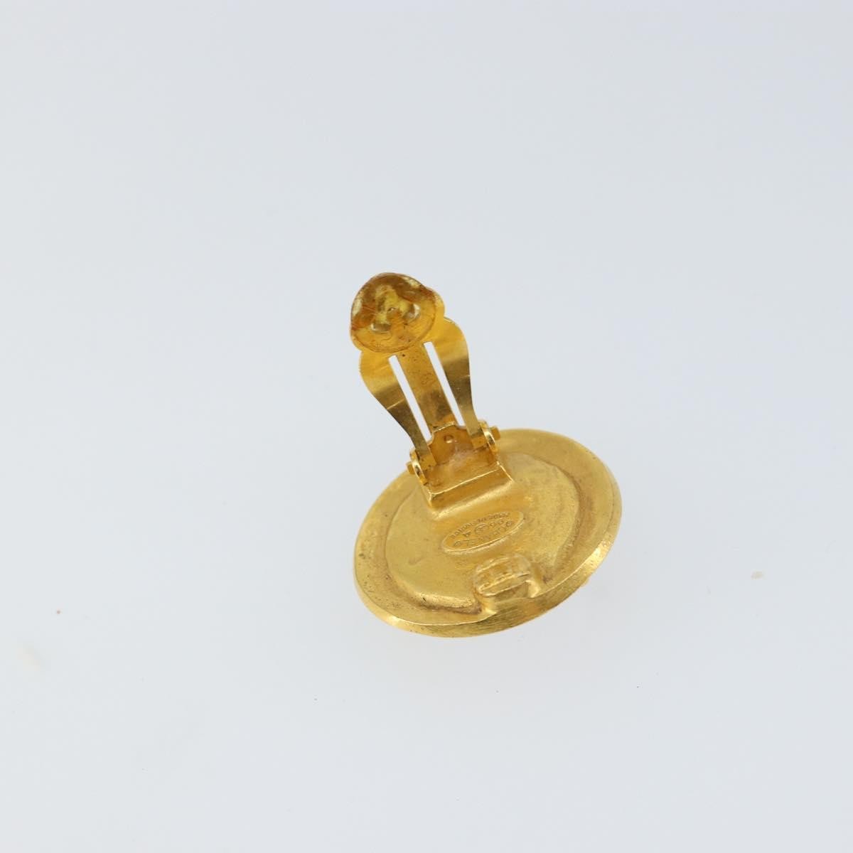 Chanel Vintage Earring Metal Gold Metal Earrings Jewelry (Pre-Owned)