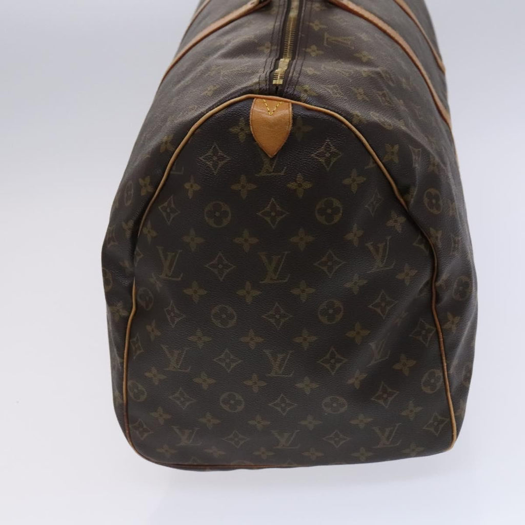 Louis Vuitton Keepall Bag Monogram Canvas Brown Canvas Travel Bag Bag (Pre-Owned)