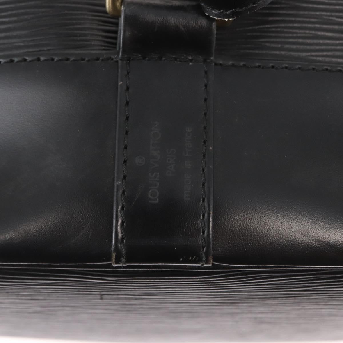 Louis Vuitton Randonnee Backpack Epi Leather Black Leather Shoulder Bag Bag (Pre-Owned)