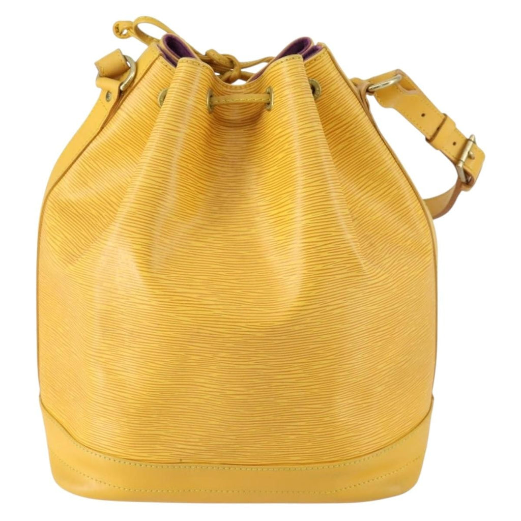 Louis Vuitton Noe Handbag Epi Leather Yellow Leather Shoulder Bag Bag (Pre-Owned)