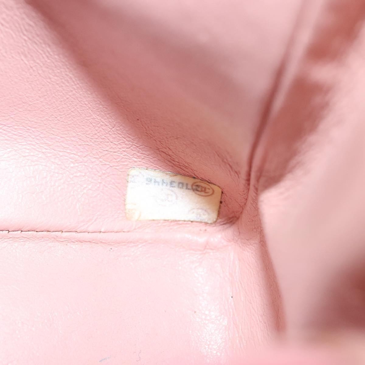 Chanel Vintage Diana Flap Bag Quilted Canvas Pink Canvas Shoulder Bag Bag (Pre-Owned)