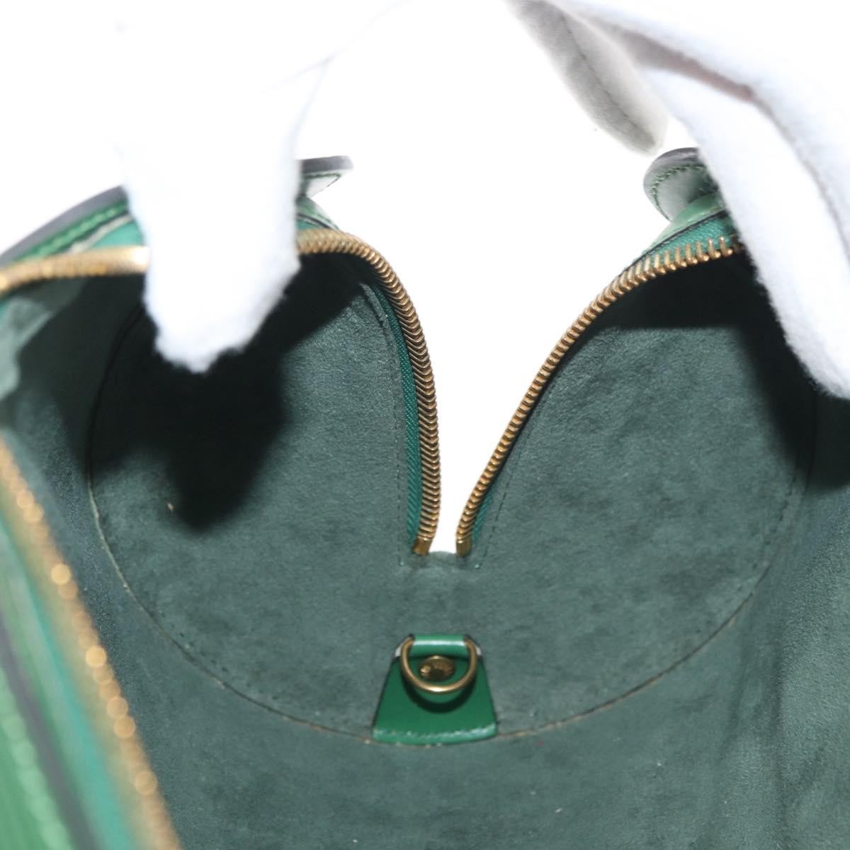 Louis Vuitton Soufflot Handbag Epi Leather Green Leather Handbag (Pre-Owned)
