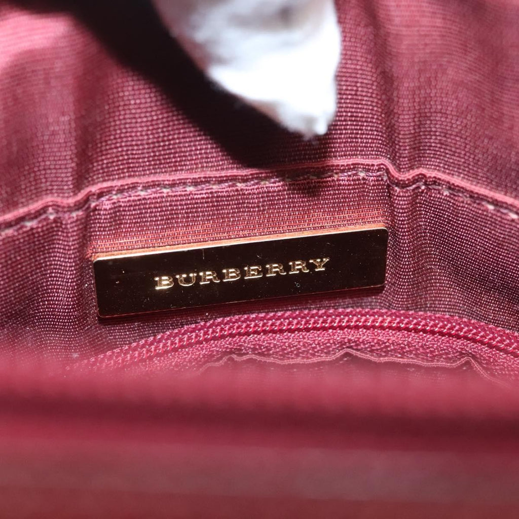 Burberry Nova Check Handbag Nova Check Canvas And Leather Beige Canvas Handbag (Pre-Owned)