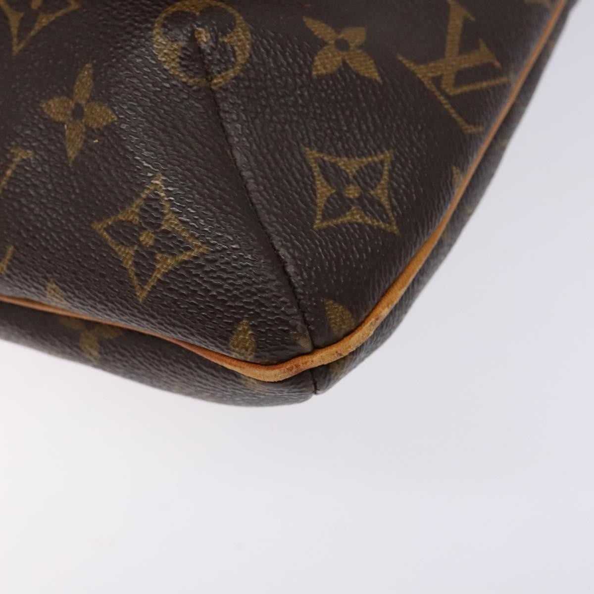 Louis Vuitton Musette Salsa Handbag Monogram Canvas Brown Canvas Bag (Pre-Owned)
