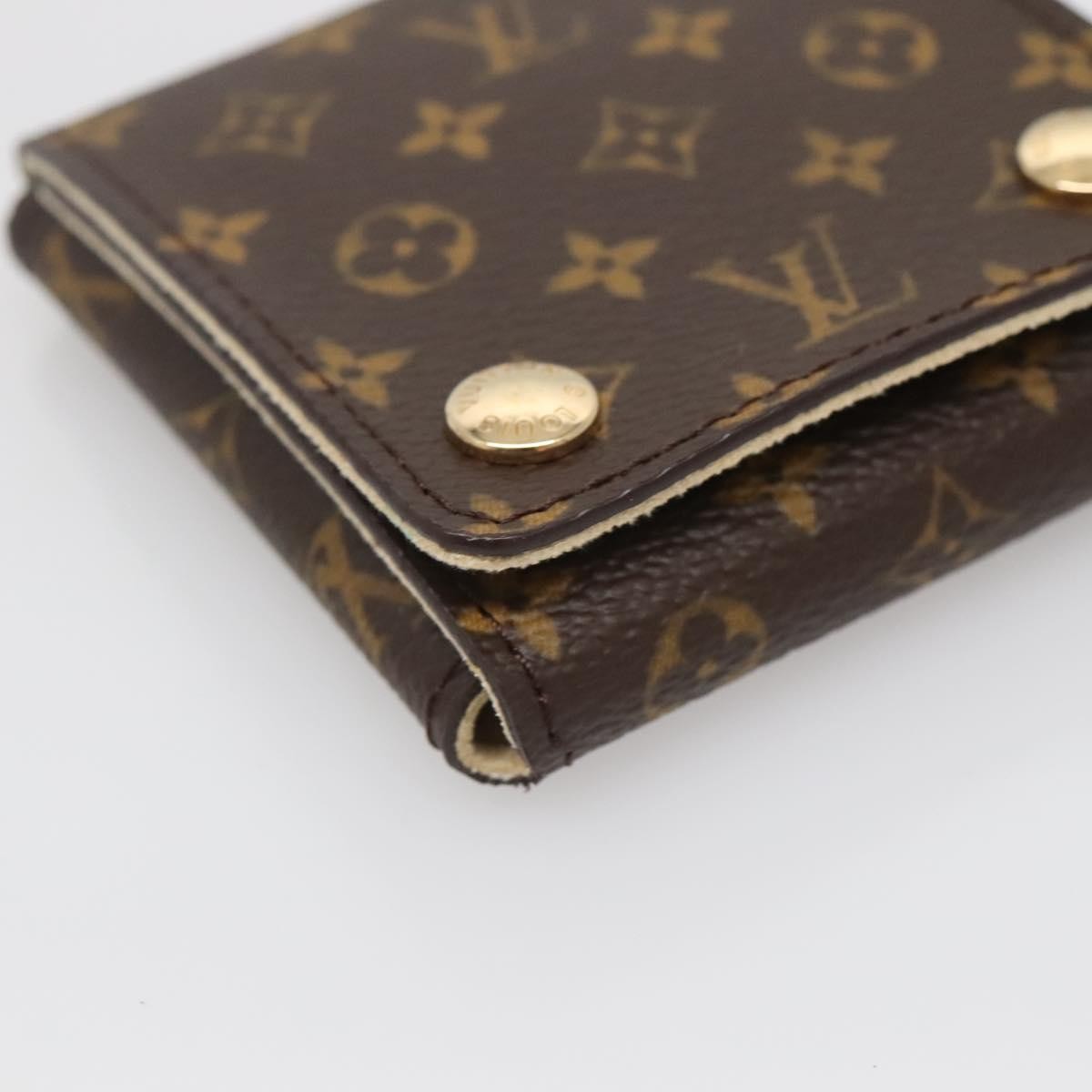 Louis Vuitton Case Jewelry Box Canvas Brown Canvas Wallets Accessory (Pre-Owned)