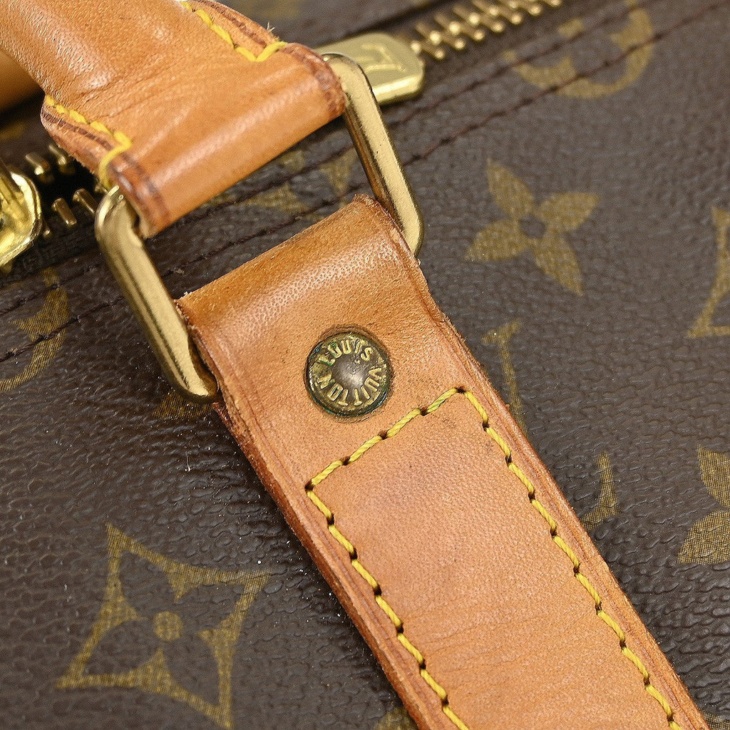 Louis Vuitton Keepall Bag Monogram Canvas Brown Canvas Travel Bag Bag (Pre-Owned)
