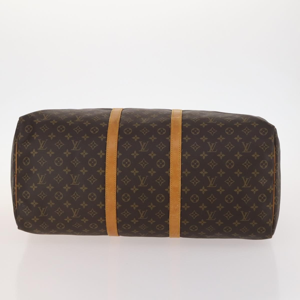 Louis Vuitton Keepall Bag Monogram Canvas Brown Canvas Travel Bag Bag (Pre-Owned)