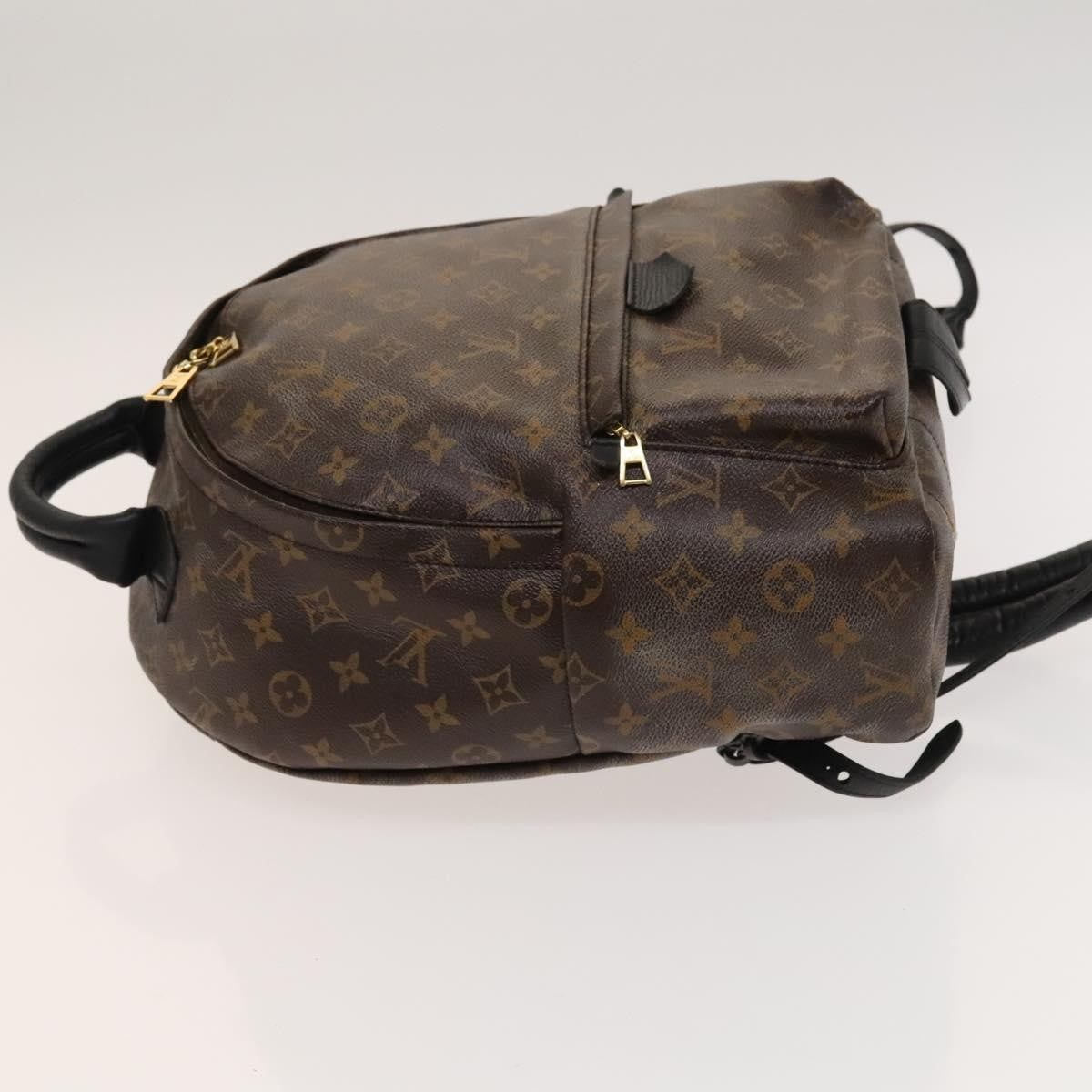 Louis Vuitton Palm Springs Backpack Monogram Canvas Brown Canvas Backpack Bag (Pre-Owned)