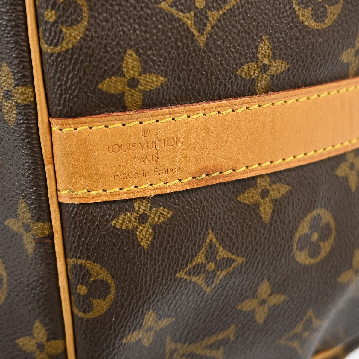 Louis Vuitton Keepall Bag Monogram Canvas Brown Canvas Travel Bag Bag (Pre-Owned)