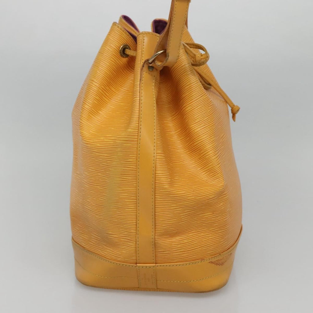 Louis Vuitton Noe Handbag Epi Leather Yellow Leather Shoulder Bag Bag (Pre-Owned)